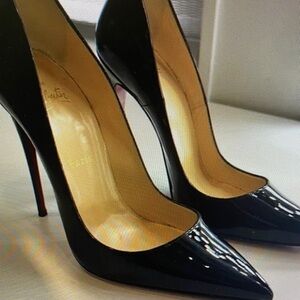 Diba Shiny Black High Heels